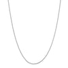 10k White Gold .90mm Round Snake Chain Available Sizes 16"-24"