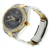 18K Yellow Gold Rolex Datejust II Diamond Watch, 41mm, Grey Dial and Stainless Steel and 4.72CT Diamond Bezel