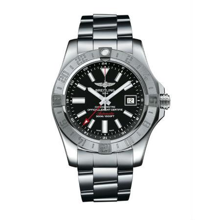 Breitling Avenger II GMT 42MM A32390111B1A1 Stainless Steel Case and Bezel with Stainless Steel Bracelet