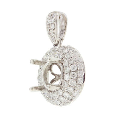 Diamond Semi Mount Pendant