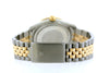 Rolex Datejust 36mm Yellow Gold and Stainless Steel Bracelet Blue Mother of Pearl Dial