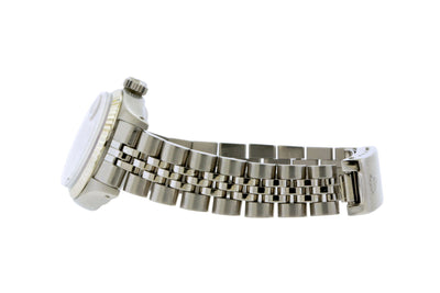 Rolex Datejust 26mm Stainless Steel Bracelet Black Mother of Pearl Dial