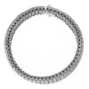 18K White Gold Diamond Bracelet with Five Rows And A Total Of 25.15 CT Diamonds