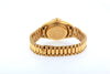 18k Yellow Gold Rolex Datejust Diamond Watch, 26mm, President Bracelet Earthern Dial w/ Diamond Lugs