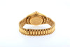 18k Yellow Gold Rolex Datejust Diamond Watch, 26mm, President Bracelet Black Mother of Pearl Dial w/ Diamond Lugs