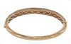 18K Rose Gold Bracelet with White and Yellow Round Diamonds 7.00CT