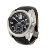 Cartier Calibre 45MM 3389 Stainless Steel with Leather Strap