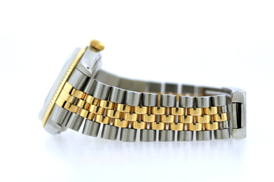 Rolex Datejust 36mm Yellow Gold and Stainless Steel Bracelet Mother of Pearl Dial