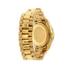 Yellow Gold Rolex Day Date Diamond Watch, 36mm, Champagne Diamond Dial W/ 2.0 CT Diamond Bezel