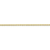 10K Yellow Gold 1.2 mm Loose Rope Chain Available Sizes 16"-24"