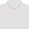 10K Yellow Gold 1.2 mm Loose Rope Chain Available Sizes 16"-24"