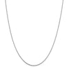 10K White Gold 1.2 mm Loose Rope Chain Available Sizes 16"-24"