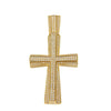 Yellow Gold Cross with Diamonds