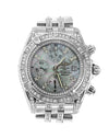 Diamond Breitling Crosswind with Mother of Pearl Dial