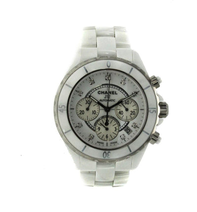 Chanel J12 White Ceramic 41MM Chronograph - H1007