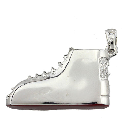 Sneaker Pendant with Diamonds