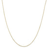 14K Yellow Gold .95 mm Long Open Cable Link Chain Available Sizes 16"-20"