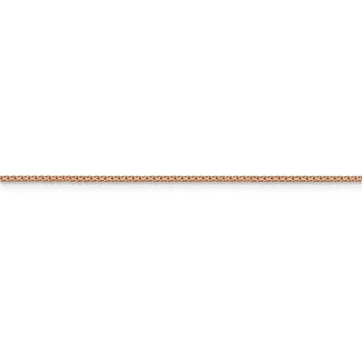 14K Rose Gold .95 mm Open Franco Chain Available in Sizes 16"-24"