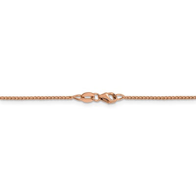 14K Rose Gold .95 mm Open Franco Chain Available in Sizes 16"-24"