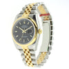 Rolex Oyster Perpetual Datejust Two Tone Stainless Steel and Yellow Gold Black Dial 36MM 116203