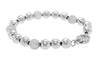 10K White Gold Diamond Bracelet With Round Cut Diamonds 5.00CT