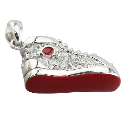 Sneaker Pendant with Diamonds