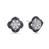 18K White Gold Ladies Earrings With 1.26 CT Diamonds