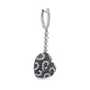 18K White Gold Ladies Earrings With 3.52 CT Diamonds