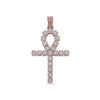 Unisex 14K Rose Gold Pendant with 4.10 CT Diamonds