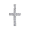 Platinum Cross Pendant with 19.50 CT Diamonds