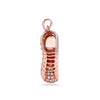 Shoe Women's Pendant With 0.65 CT Diamonds in 14K Rose Gold