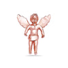 14K Rose Gold Angel Figure Women's Pendant