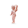 14K Rose Gold Angel Figure Women's Pendant