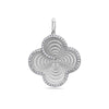 18K White Gold Clover Women's Pendant with 0.56CT Diamonds