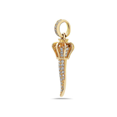 14K Women's Pendant with 0.32CT Diamonds available in White & Yellow Gold