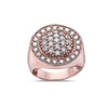 Men's 14K Rose Gold Ring with 2.88 CT Diamonds