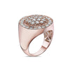 Men's 14K Rose Gold Ring with 2.88 CT Diamonds