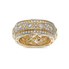 Men's 14K Yellow Gold Band with 3.32 CT Diamonds