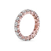 Men's 14K Rose Gold Band with 5.44 CT Diamonds