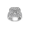 Men's 14K White Gold Ring with 3.83 CT Diamonds