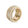 Men's 14K Yellow Gold Band with 4.74 CT Diamonds