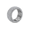 Men's 14K White Gold Band with 6.50 CT Diamonds