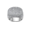 Men's 14K White Gold Ring with 4.48 CT Diamonds