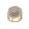 Men's 14K Yellow Gold Ring with 3.05 CT Diamonds