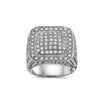 Men's 14K White Gold Ring with 5.05 CT Diamonds