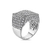 Men's 14K White Gold Ring with 5.05 CT Diamonds