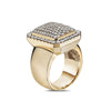 Men's 14K Yellow Gold Ring with 2.56 CT Diamonds