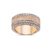 Ladies 18k Rose Gold With 2.62 CT Wedding Band