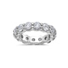 Ladies 18k White Gold With 5.25 CT Diamonds Wedding Band