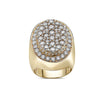 Men's 14K Yellow Gold Ring with 5.47 CT Diamonds